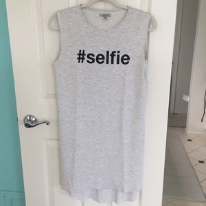 Zara sweatshirt dress Sz M